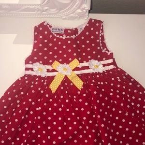 Girls sundress size 24 months worn once